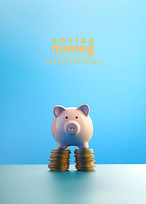 PSD 편집이미지 하늘색 돈 사람없음 금융 동전 저축 돼지저금통 오브젝트 카피스페이스 이미지편집 경제 파란색 공백 저금통 재산 파일형식