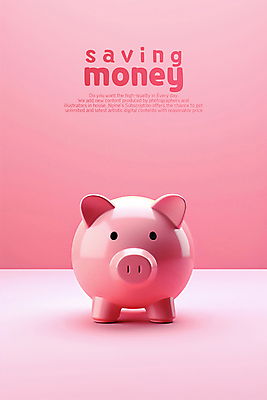PSD 편집이미지 분홍색 돈 사람없음 금융 저축 돼지저금통 오브젝트 카피스페이스 이미지편집 컬러 경제 공백 저금통 재산 파일형식