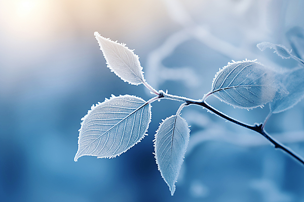 JPG 편집이미지 겨울 나뭇잎 풍경 근접촬영 사람없음 햇빛 나뭇가지 눈 서리 편집실사 AI포토 AI콘텐츠 자연요소 나무 계절 뷰포인트 잎 날씨 태양 CG 파일형식