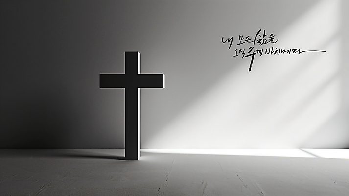 PSD 편집이미지 손글씨 기독교 종교 십자가 캘리그라피 흑백 실내 그림자 사람없음 빛 교회 평화 검은색 희망 회색 기도 예배 위로 이미지편집 감정 컬러 컨셉 종교건축 촬영기법 내부 건물 파일형식