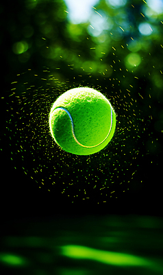 JPG 편집이미지 취미 사람없음 초록색 테니스 테니스공 편집실사 AI포토 AI콘텐츠 컬러 공 구기 테니스용품 CG 파일형식