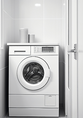 JPG 편집이미지 사람없음 전자제품 깨끗함 흰색 빨래 청소 세탁기 드럼세탁기 편집실사 AI포토 AI콘텐츠 컬러 컨셉 가사 가전제품 CG 파일형식