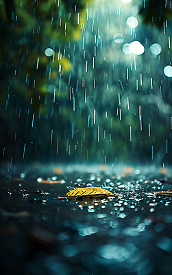 JPG 편집이미지 잎 자연 바닥 풍경 사람없음 봄 비 땅 빗방울 블러효과 편집실사 AI포토 AI콘텐츠 자연요소 식물 계절 날씨 비_날씨 CG 생태계 블러 파일형식 효과