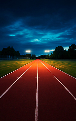 JPG 편집이미지 선 스포츠 하늘 사람없음 운동장 활발 야간 땅 육상스포츠 트랙 러닝 편집실사 AI포토 AI콘텐츠 자연요소 컨셉 스포츠시설 공간 CG 파일형식