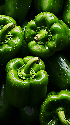 JPG 스튜디오촬영 편집이미지 피망 사람없음 초록색 신선 편집실사 AI포토 AI콘텐츠 컬러 채소 실내 CG 파일형식