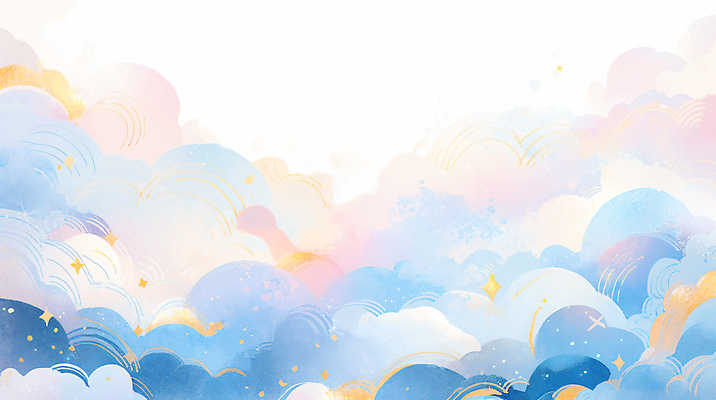 JPG 구름 백그라운드 일러스트 추상 수채화 사람없음 파란색 감성 그라데이션 파스텔톤 국내일러스트 AI일러스트 AI콘텐츠 자연요소 컬러 컨셉 무늬 파일형식