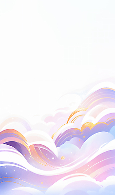 JPG 구름 백그라운드 일러스트 추상 수채화 사람없음 보라색 감성 그라데이션 파스텔톤 국내일러스트 AI일러스트 AI콘텐츠 자연요소 컬러 컨셉 무늬 파일형식