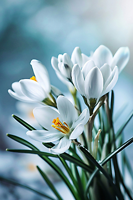 JPG 편집이미지 꽃 잎 자연 사람없음 환경 흰색 분위기 디지털합성 사프란 편집실사 AI포토 AI콘텐츠 식물 컬러 컨셉 향신료 CG 생태계 파일형식