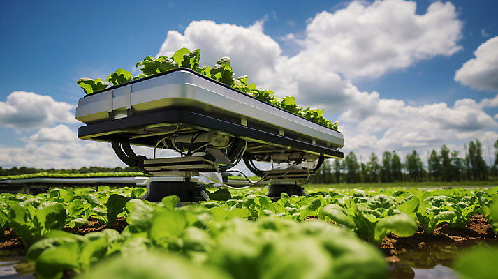 JPG 편집이미지 밭 농업 미래 기술 사람없음 농작물 농사 기계 발전 디지털합성 혁명 자동 자동화 스마트팜 AI_인공지능 편집실사 AI포토 AI콘텐츠 산업 컨셉 농장 CG 파일형식