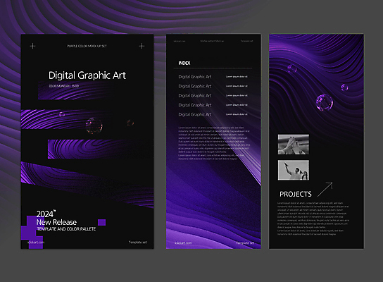 템플릿 배너 배너템플릿 백그라운드 패턴 추상 팜플렛 사람없음 세트 보라색 물방울 전시회 기하학 이미지템플릿 AI파일 컬러 무늬 전시 파일형식 벡터