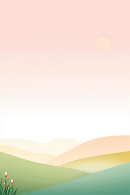 JPG 꽃 백그라운드 일러스트 자연 하늘 산 풍경 초원 사람없음 노을 맑음 편안함 국내일러스트 AI일러스트 AI콘텐츠 자연요소 식물 날씨 감각 생태계 파일형식