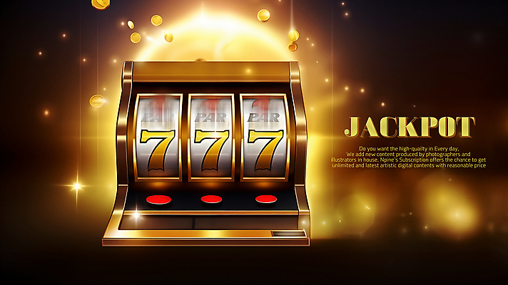 PSD 편집이미지 버튼 사람없음 빛 반짝임 동전 어둠 기계 금색 도박 카지노 보케 슬롯머신 잭팟 이미지편집 컬러 돈 모션 파일형식