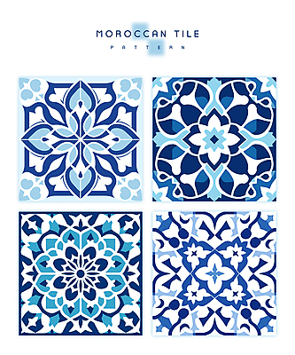 도형 문양 무늬 패턴 일러스트 추상 사람없음 파란색 사각형 타일 정사각형 기하학 복잡 국내일러스트 AI파일 컬러 컨셉 파일형식 벡터