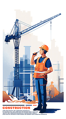 전신 PSD 남자 건축 일러스트 노동자 공사 한명 빌딩 성인 건설현장 작업 중장비 안전모 철근 무전기 타워크레인 안전조끼 현장직 성인남자한명만 건설근로자 국내일러스트 직업 1 무선통신 건설업 사람 건물 산업장비 헬멧 안전장비 기중기 남자한명만 성인남자만 파일형식