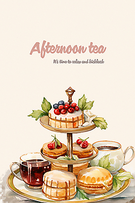 PSD 접시 음식 잎 일러스트 티타임 디저트 수채화 사람없음 차 찻잔 베리 다과 마카롱 티세트 국내일러스트 식물 식기 음료 과일 휴식 잔 차_음료 세트 파일형식