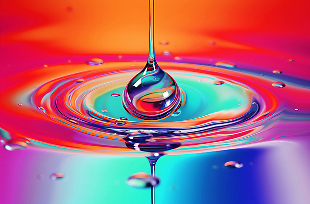 JPG 편집이미지 물결 백그라운드 사람없음 물 컬러풀 반사 물방울 투명 떨어짐 파장 광 이미지편집 편집실사 AI컴퓨터그래픽 AI콘텐츠 자연요소 컬러 컨셉 CG 파일형식