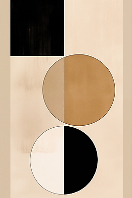 JPG 도형 디자인 일러스트 추상 수채화 미술 사람없음 검은색 혼합 베이지색 미니멀 국내일러스트 AI일러스트 AI콘텐츠 컬러 무늬 문화예술 파일형식