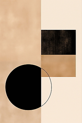 JPG 도형 디자인 일러스트 추상 수채화 미술 사람없음 검은색 혼합 베이지색 미니멀 국내일러스트 AI일러스트 AI콘텐츠 컬러 무늬 문화예술 파일형식