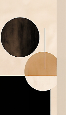 JPG 도형 디자인 일러스트 추상 수채화 미술 사람없음 검은색 혼합 베이지색 미니멀 국내일러스트 AI일러스트 AI콘텐츠 컬러 무늬 문화예술 파일형식