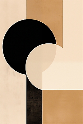 JPG 도형 디자인 일러스트 추상 수채화 미술 사람없음 검은색 혼합 베이지색 미니멀 국내일러스트 AI일러스트 AI콘텐츠 컬러 무늬 문화예술 파일형식