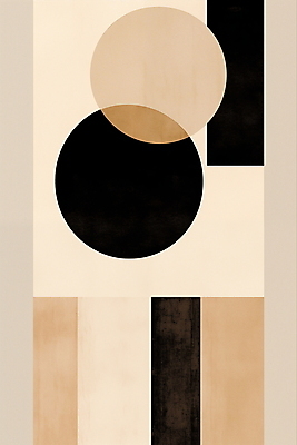 JPG 도형 디자인 일러스트 추상 수채화 미술 사람없음 검은색 혼합 베이지색 미니멀 국내일러스트 AI일러스트 AI콘텐츠 컬러 무늬 문화예술 파일형식