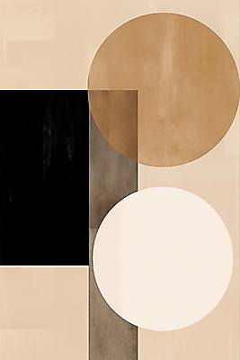 JPG 도형 디자인 일러스트 추상 수채화 미술 사람없음 검은색 혼합 베이지색 미니멀 국내일러스트 AI일러스트 AI콘텐츠 컬러 무늬 문화예술 파일형식