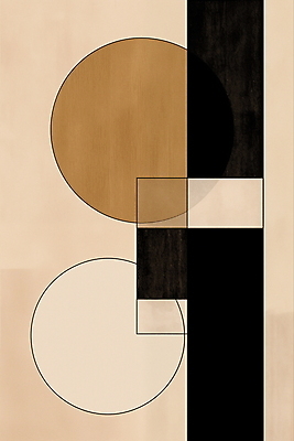 JPG 도형 디자인 일러스트 추상 수채화 미술 사람없음 검은색 혼합 베이지색 미니멀 국내일러스트 AI일러스트 AI콘텐츠 컬러 무늬 문화예술 파일형식