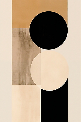 JPG 도형 디자인 일러스트 추상 수채화 미술 사람없음 검은색 혼합 베이지색 미니멀 국내일러스트 AI일러스트 AI콘텐츠 컬러 무늬 문화예술 파일형식