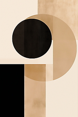 JPG 도형 디자인 일러스트 추상 수채화 미술 사람없음 검은색 혼합 베이지색 미니멀 국내일러스트 AI일러스트 AI콘텐츠 컬러 무늬 문화예술 파일형식