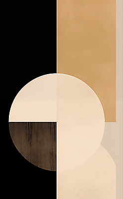 JPG 도형 디자인 일러스트 추상 수채화 미술 사람없음 검은색 혼합 베이지색 미니멀 국내일러스트 AI일러스트 AI콘텐츠 컬러 무늬 문화예술 파일형식