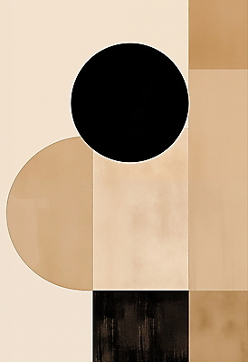 JPG 도형 디자인 일러스트 추상 수채화 미술 사람없음 검은색 혼합 베이지색 미니멀 국내일러스트 AI일러스트 AI콘텐츠 컬러 무늬 문화예술 파일형식