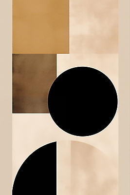 JPG 도형 디자인 일러스트 추상 수채화 미술 사람없음 검은색 혼합 베이지색 미니멀 국내일러스트 AI일러스트 AI콘텐츠 컬러 무늬 문화예술 파일형식