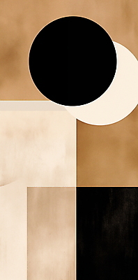 JPG 도형 디자인 일러스트 추상 수채화 미술 사람없음 검은색 혼합 베이지색 미니멀 국내일러스트 AI일러스트 AI콘텐츠 컬러 무늬 문화예술 파일형식