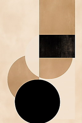 JPG 도형 디자인 일러스트 추상 수채화 미술 사람없음 검은색 혼합 베이지색 미니멀 국내일러스트 AI일러스트 AI콘텐츠 컬러 무늬 문화예술 파일형식