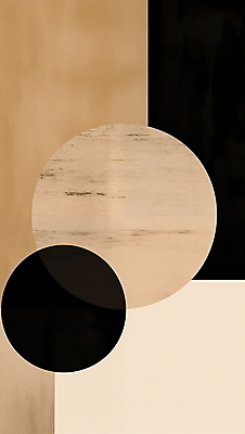 JPG 도형 디자인 일러스트 추상 수채화 미술 사람없음 검은색 혼합 베이지색 미니멀 국내일러스트 AI일러스트 AI콘텐츠 컬러 무늬 문화예술 파일형식