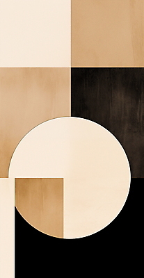 JPG 도형 디자인 일러스트 추상 수채화 미술 사람없음 검은색 혼합 베이지색 미니멀 국내일러스트 AI일러스트 AI콘텐츠 컬러 무늬 문화예술 파일형식