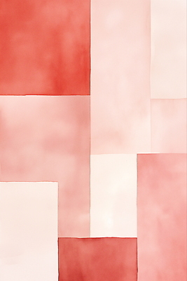 JPG 도형 디자인 분홍색 일러스트 추상 수채화 미술 사람없음 빨간색 혼합 조화 미니멀 국내일러스트 AI일러스트 AI콘텐츠 컬러 무늬 문화예술 파일형식