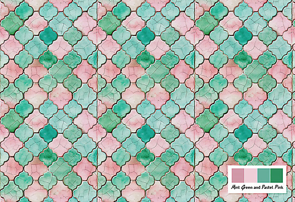 모양 PSD 편집이미지 문양 분홍색 패턴 벽면 사람없음 패턴백그라운드 타일 질감 민트색 이미지편집 벽 컬러 백그라운드 무늬 파일형식