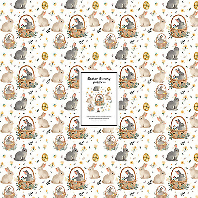 PSD 편집이미지 디자인 꽃 잎 패턴 사람없음 장식 바구니 패턴백그라운드 금색 토끼 빈티지 부활절계란 베이지색 아기자기 이미지편집 식물 컬러 백그라운드 컨셉 무늬 포유류 부활절 반려동물 계란 파일형식