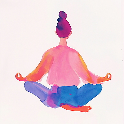 JPG 전신 여자 일러스트 한명 앉기 성인 요가자세 편안함 집중 명상 자기관리 성인여자한명만 차분 국내일러스트 AI일러스트 AI콘텐츠 1 포즈 컨셉 요가 모션 사람 감각 여자한명만 성인여자만 파일형식