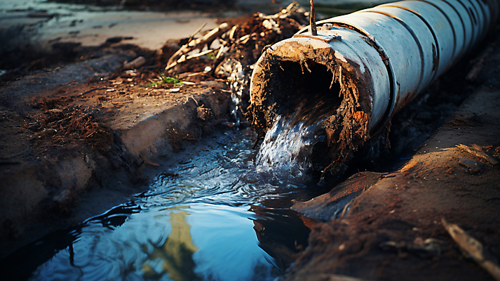 JPG 편집이미지 물결 사람없음 물 환경오염 오염 지저분함 디지털합성 파이프 수질오염 수질 편집실사 AI포토 AI콘텐츠 자연요소 컨셉 감각 CG 파일형식