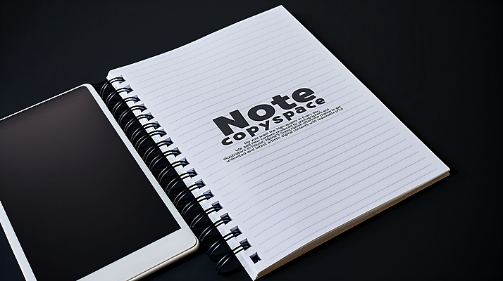 PSD 편집이미지 종이 사람없음 태블릿 흰색 스프링노트 줄노트 카피스페이스 이미지편집 컬러 전자제품 스마트기기 공책 공백 파일형식