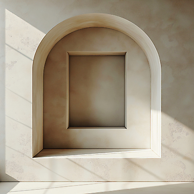 JPG 편집이미지 디자인 건축 벽 백그라운드 실내 그림자 사람없음 햇빛 사각형 공간 분위기 디지털합성 모던 아치 질감 편집소스 미니멀 비어있는 편집실사 AI포토 AI콘텐츠 도형 컨셉 내부 태양 CG 파일형식