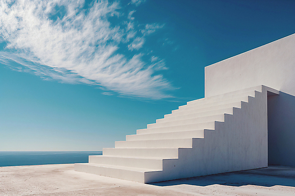 JPG 구름 편집이미지 건축 백그라운드 하늘 풍경 사람없음 계단 공간 디지털합성 모던 오르막 편집소스 미니멀 비어있는 편집실사 AI포토 AI콘텐츠 자연요소 CG 파일형식