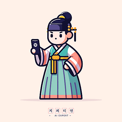 전신 캐릭터 남자 문화 일러스트 한명 들기 사람 성인 스마트폰 디지털 전통의상 한복 스마트 정보화시대 소셜미디어 콘텐츠 성인남자한명만 AI_인공지능 일러캐릭터 AI파일 1 한국전통 전통 컨셉 모션 핸드폰 스마트기기 남자한명만 성인남자만 파일형식 벡터