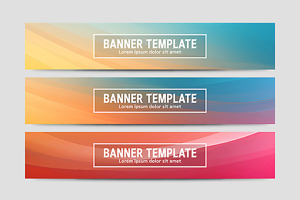 템플릿 디자인 배너 배너템플릿 가로배너 물결 백그라운드 곡선 그래픽백그라운드 추상 사람없음 그래픽 컬러풀 현수막 웨이브 배너세트 AI파일 선 컬러 무늬 가로 세트 파일형식 벡터