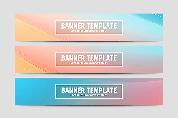 템플릿 디자인 배너 배너템플릿 가로배너 물결 백그라운드 곡선 그래픽백그라운드 추상 사람없음 그래픽 컬러풀 현수막 웨이브 배너세트 AI파일 선 컬러 무늬 가로 세트 파일형식 벡터