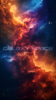 PSD 편집이미지 백그라운드 사람없음 반짝임 우주 주황색 화려 은하수 이미지편집 컬러 컨셉 모션 자연 파일형식