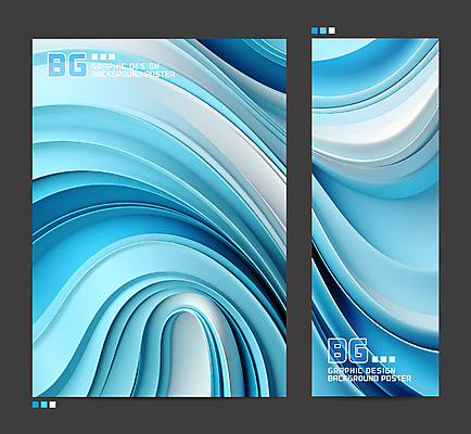 편집이미지 배너 포스터 하늘색 백그라운드 곡선 추상 사람없음 파란색 세트 그라데이션 이미지편집 AI파일 선 컬러 무늬 파일형식 벡터