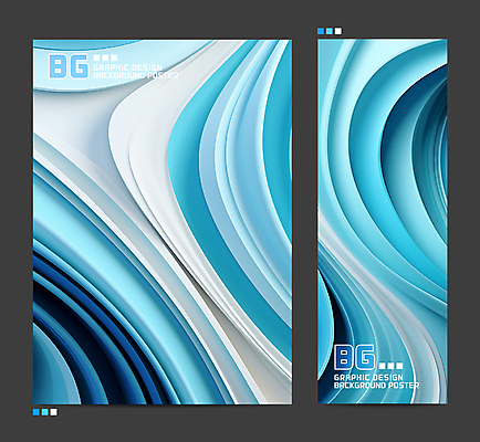 편집이미지 배너 포스터 하늘색 백그라운드 곡선 추상 사람없음 파란색 세트 그라데이션 이미지편집 AI파일 선 컬러 무늬 파일형식 벡터